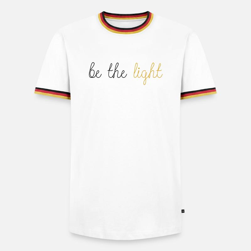 Be The Light! - Men's Ringer Shirt - white/tricolour