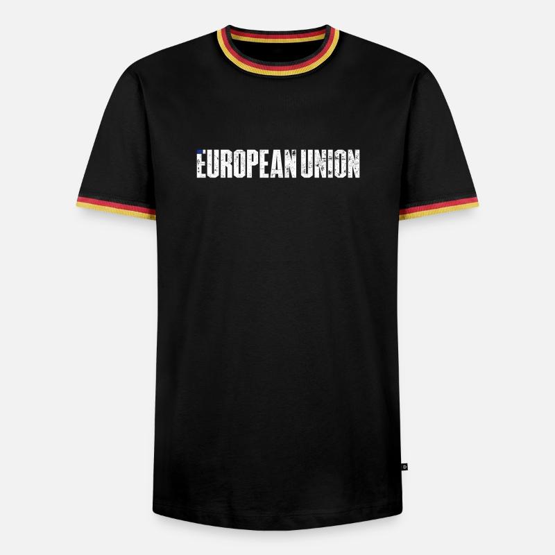 Awaiting design input - Men's Ringer Shirt - black/tricolour