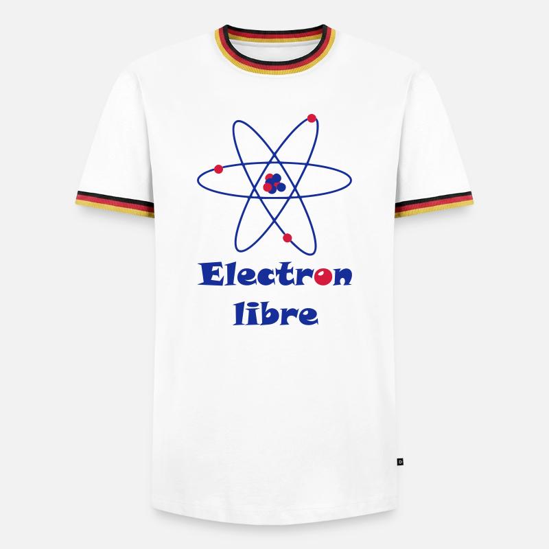 Electron Libre - Men's Ringer Shirt - white/tricolour