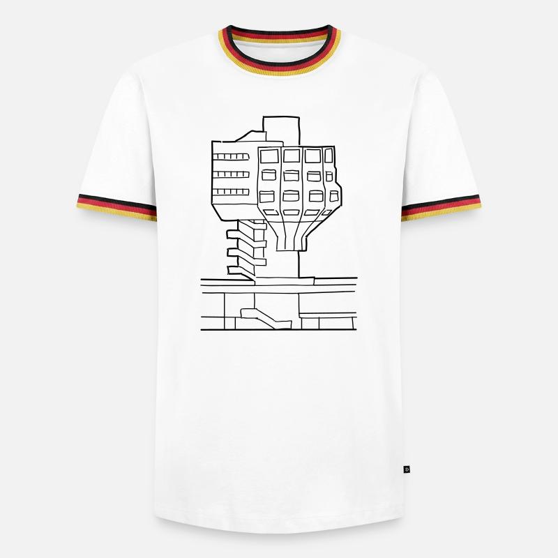 Bierpinsel in Steglitz - Men's Ringer Shirt - white/tricolour