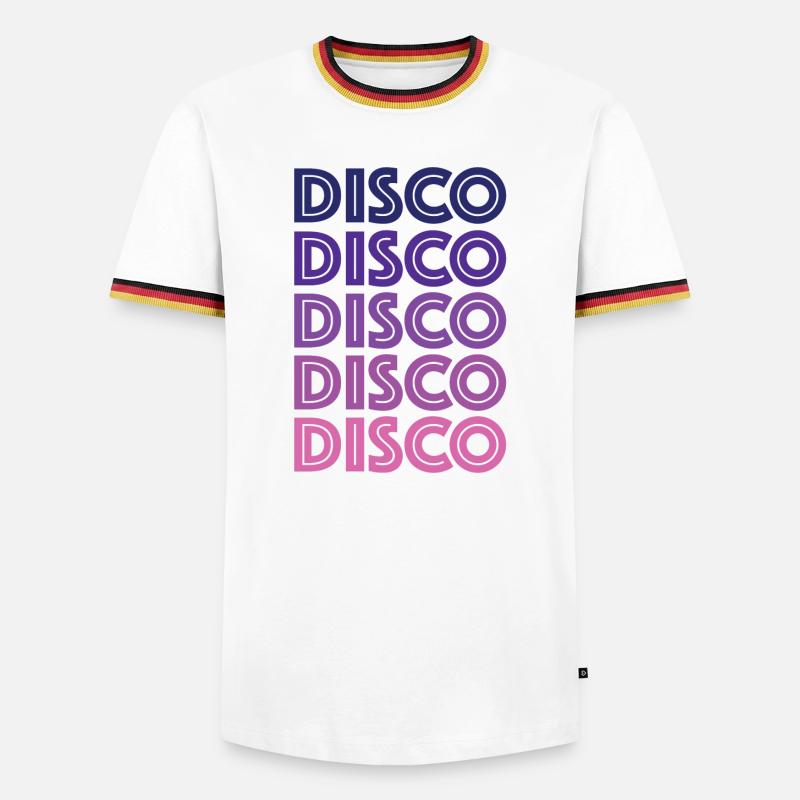 Disco Disco Disco - Men's Ringer Shirt - white/tricolour