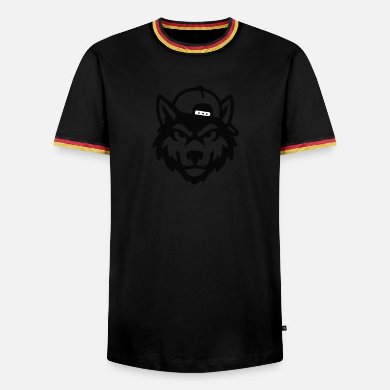 A6BAC3FD-2B9B-4D8B-9640-67177FE70114 - Men's Ringer Shirt - black/tricolour