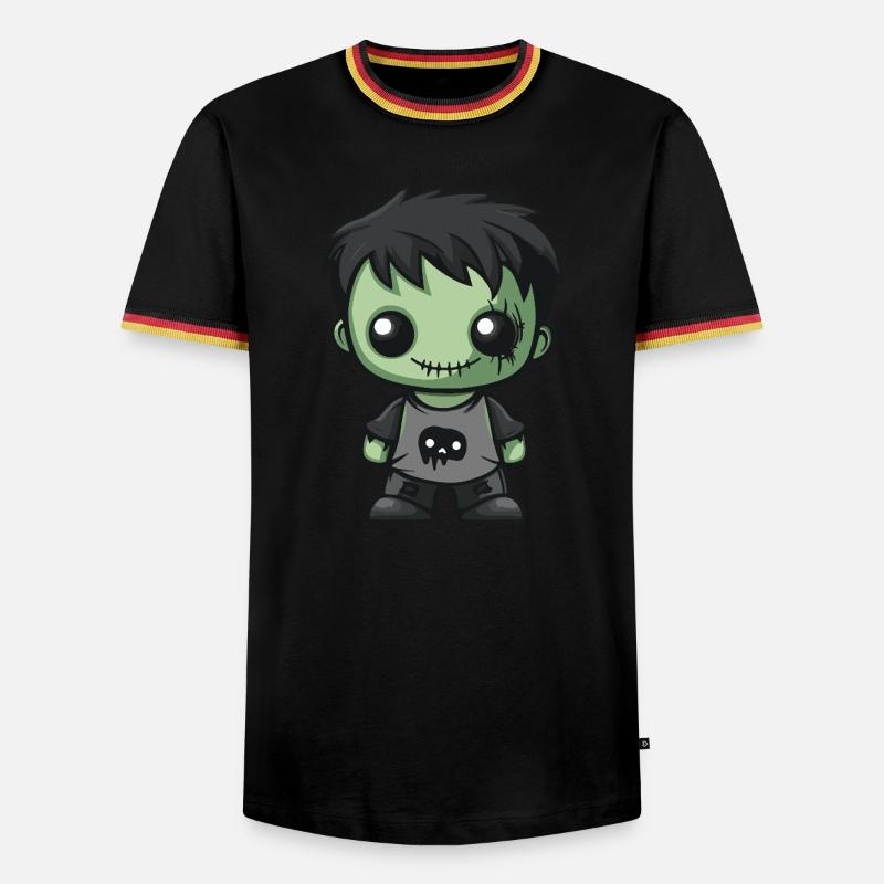 Zombie Comic - Men's Ringer Shirt - white/tricolour