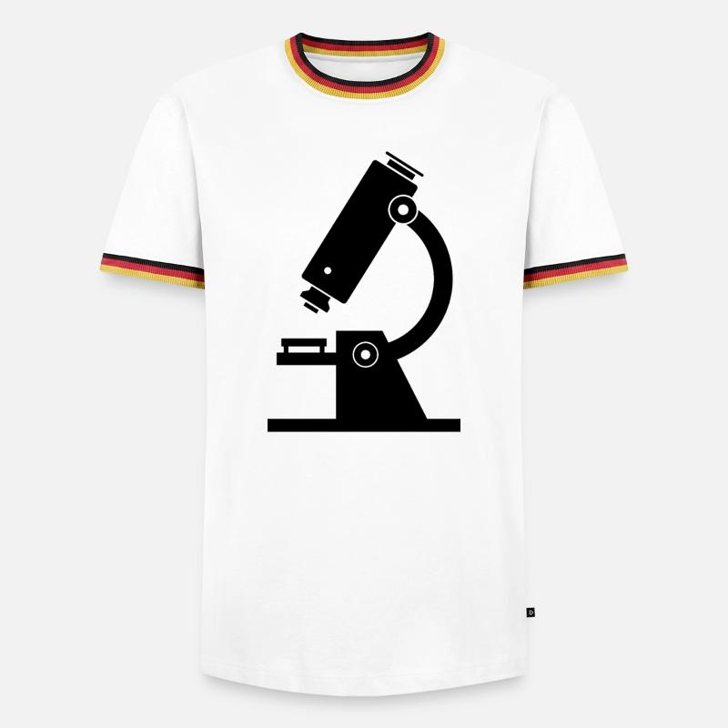 Microscope - Men's Ringer Shirt - white/tricolour