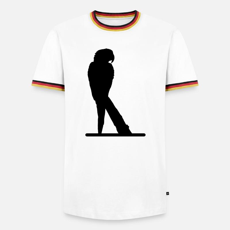Parrot - Men's Ringer Shirt - white/tricolour