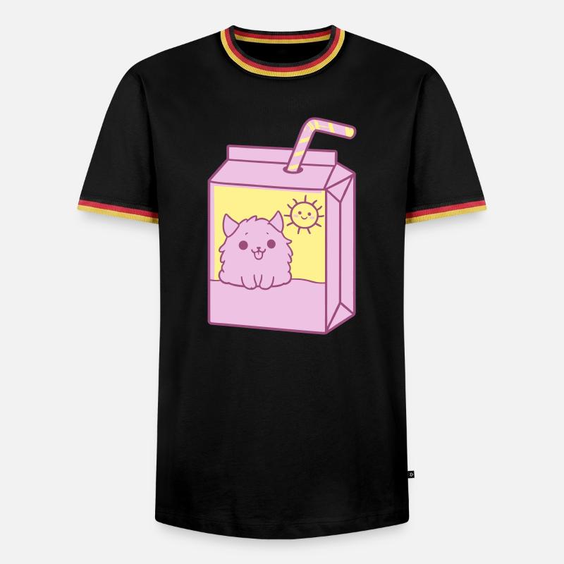 Cute Package Design - Men's Ringer Shirt - black/tricolour