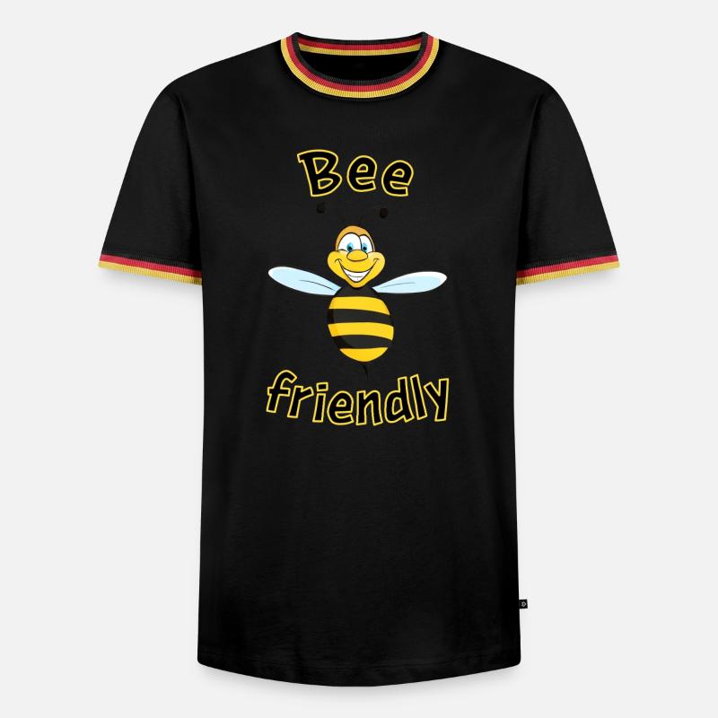 Bee friendly - Men's Ringer Shirt - white/tricolour