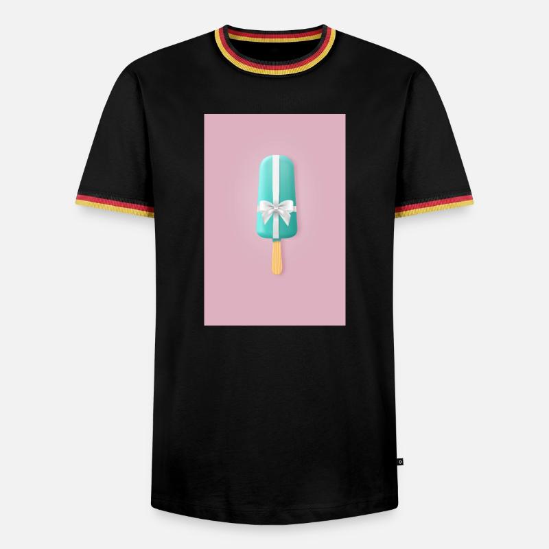 Popsicle Birthday Gift - Men's Ringer Shirt - black/tricolour