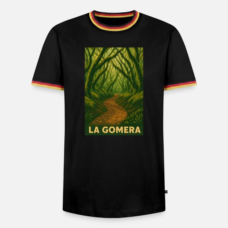 Cloud Forest Gomera - Men's Ringer Shirt - white/tricolour