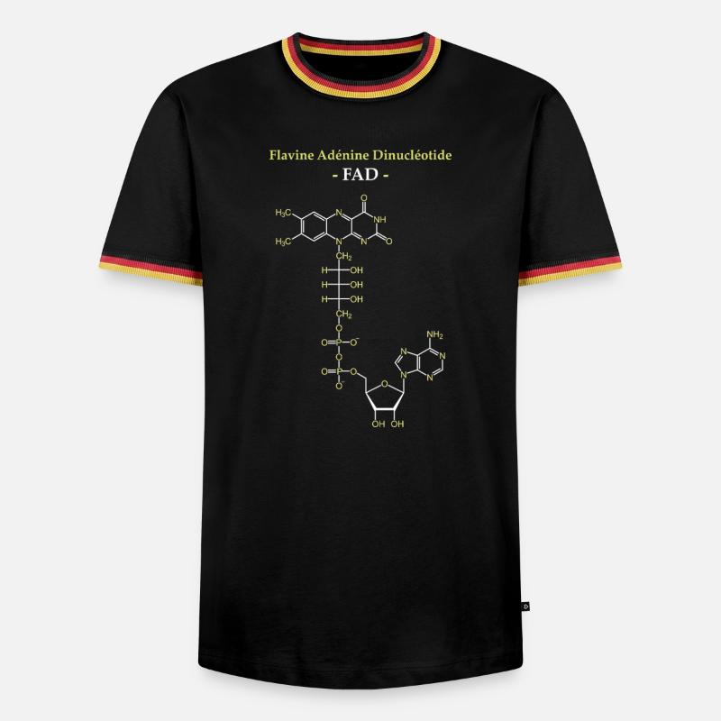 ADF Flavin Adenine Cofactor - Men's Ringer Shirt - black/tricolour