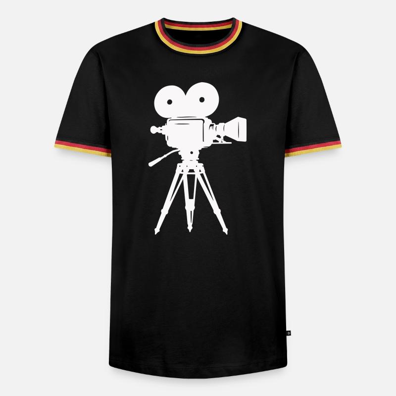 Caméra à pellicule Caméra - T-shirt contrasté Homme - noir/tricolore
