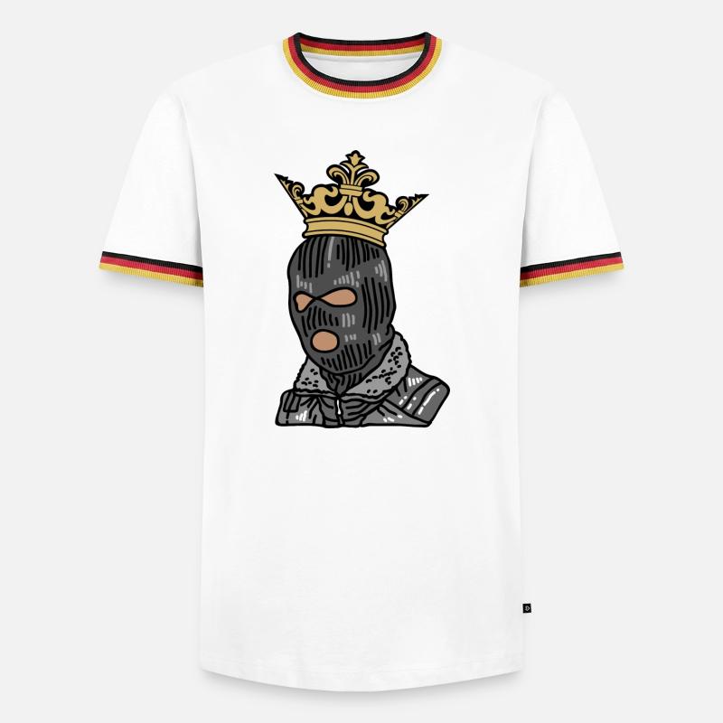 Masked Monarch Graff Couture - Men's Ringer Shirt - white/tricolour