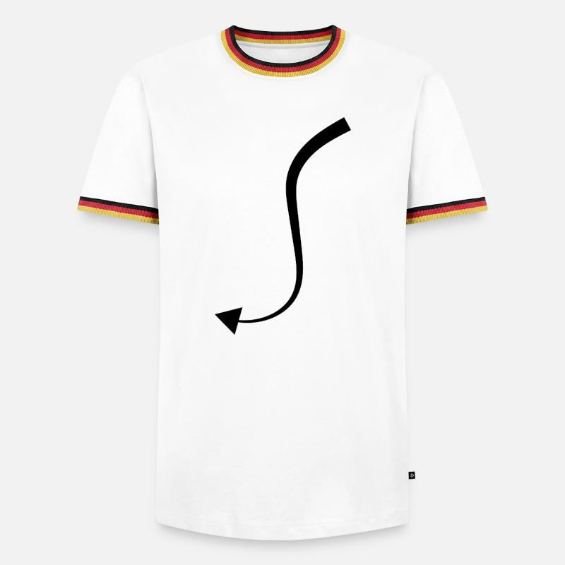 Devil Tail - Men's Ringer Shirt - white/tricolour