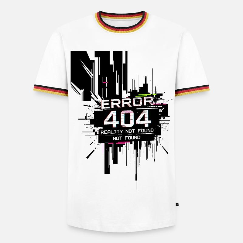 Error: Reality not found - Men's Ringer Shirt - white/tricolour