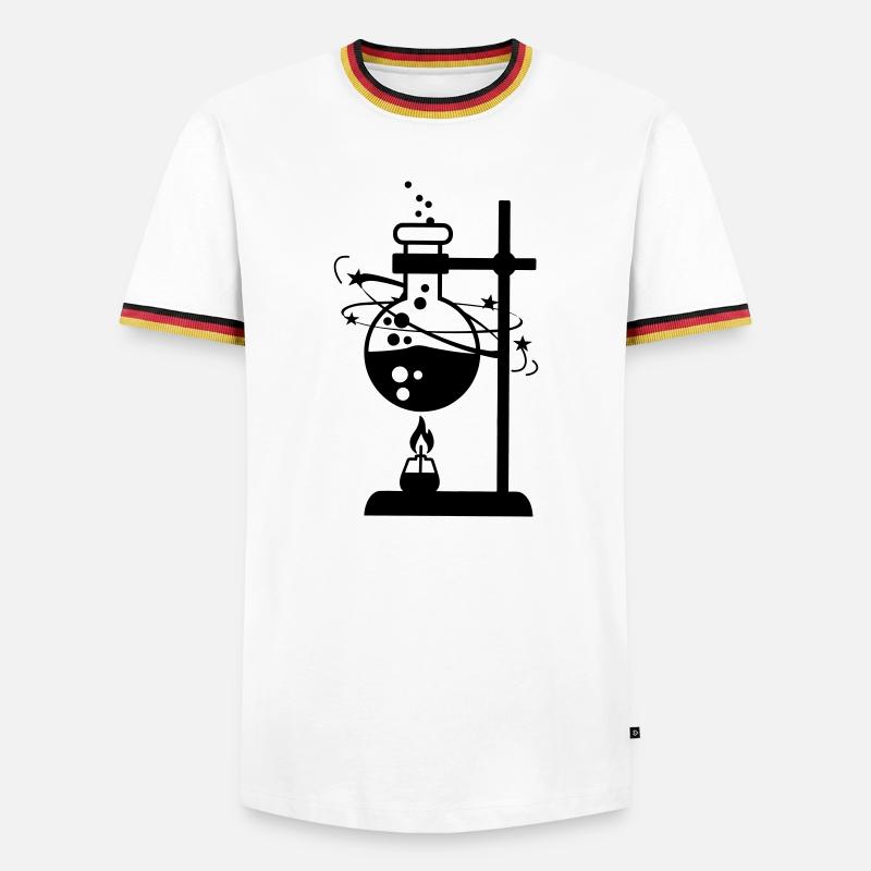 Laboratory - Men's Ringer Shirt - white/tricolour