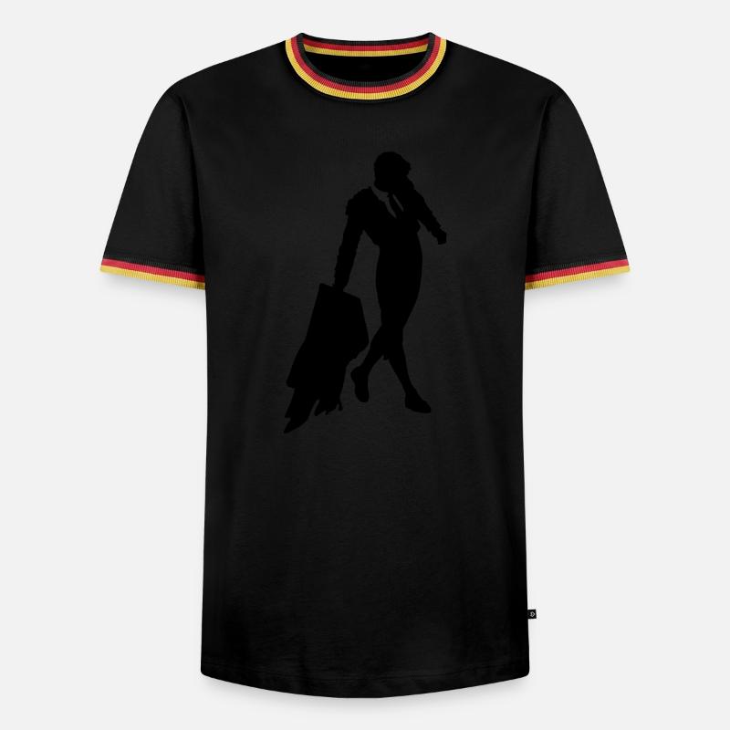 torero - Men's Ringer Shirt - black/tricolour