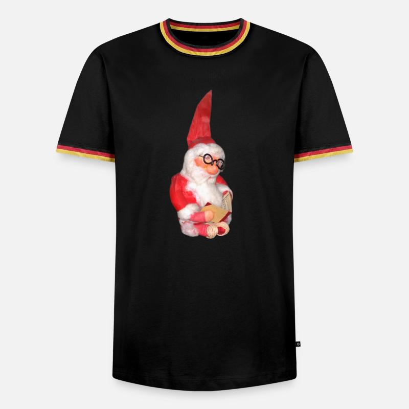 Kobold - Männer Kontrast-T-Shirt - Schwarz/Dreifarbig