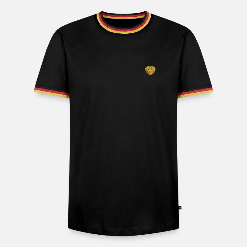 Lemon - Men's Ringer Shirt - black/tricolour