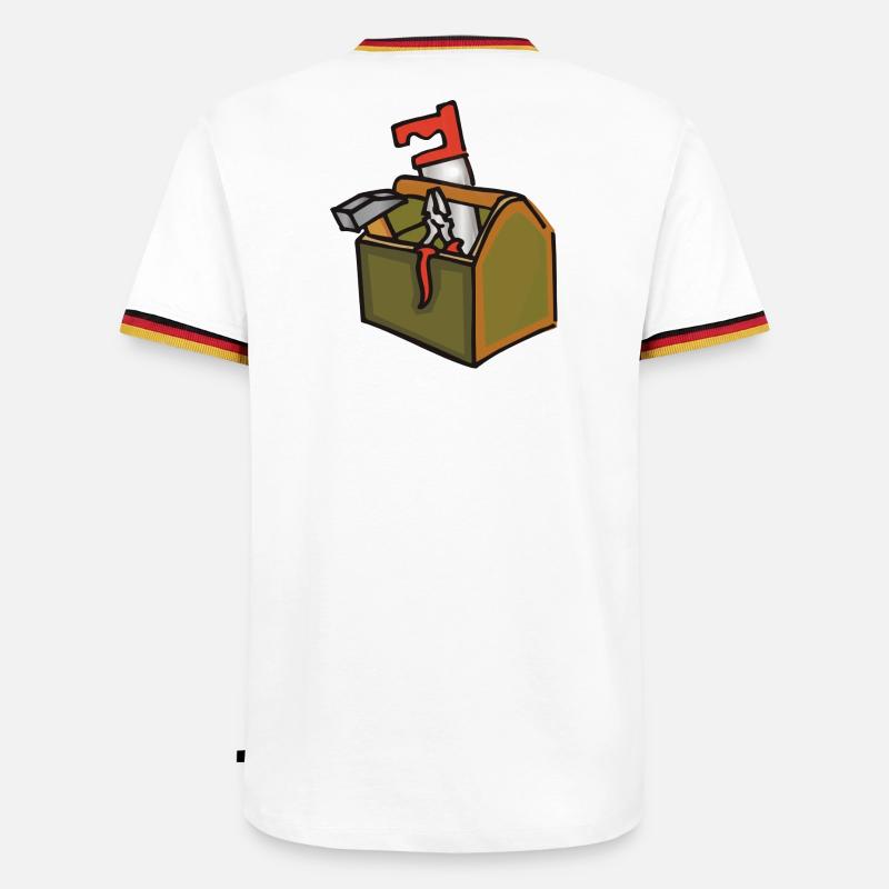 tool box - Men's Ringer Shirt - white/tricolour
