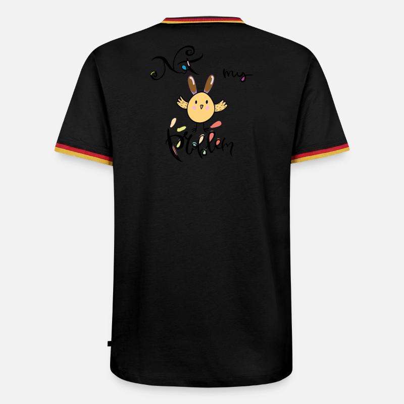 Easter, not my problem - Men's Ringer Shirt - black/tricolour