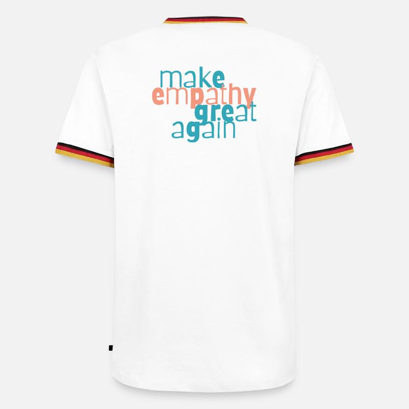 Make Empathy Great Again - Men's Ringer Shirt - white/tricolour