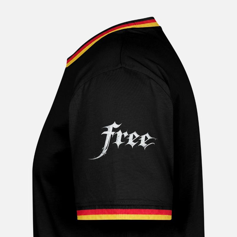 FREETIGHT - Men's Ringer Shirt - black/tricolour