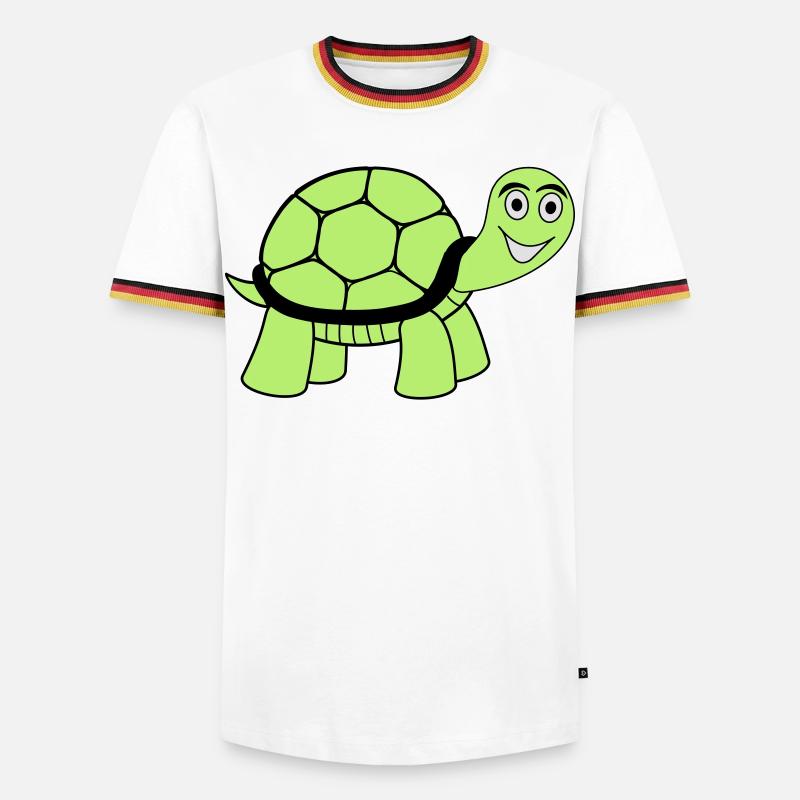 turtle - Men's Ringer Shirt - white/tricolour
