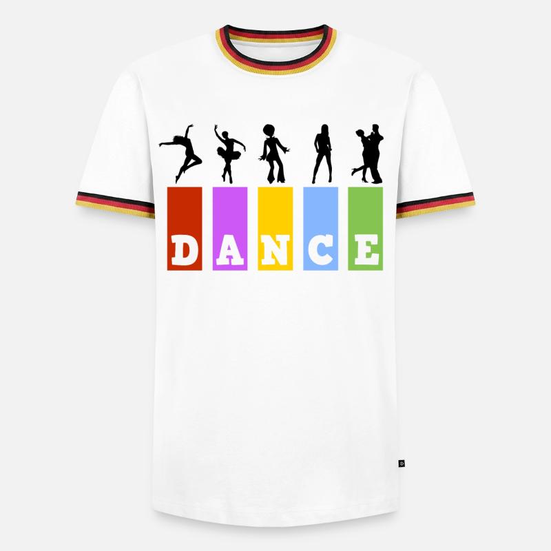 Dance - Men's Ringer Shirt - white/tricolour