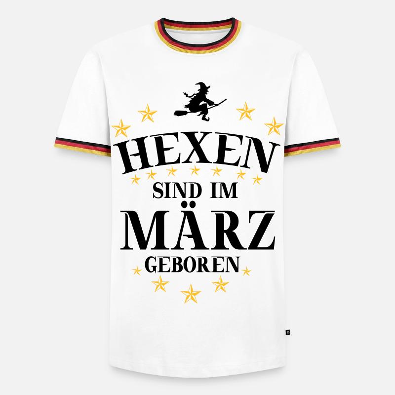 Witches March - Men's Ringer Shirt - white/tricolour