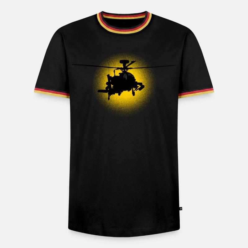 Apache - T-shirt contrasté Homme - noir/tricolore