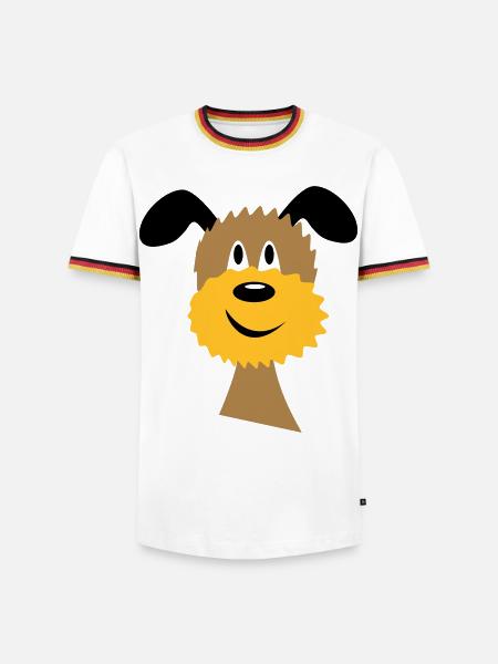 dog - Men's Ringer Shirt - white/tricolour