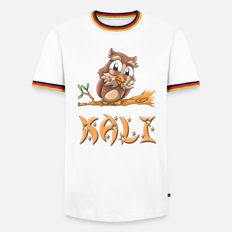 Owl Kali - Men's Ringer Shirt - white/tricolour