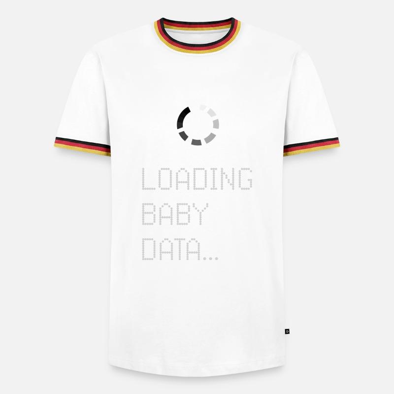 Loading Baby Data - Men's Ringer Shirt - white/tricolour