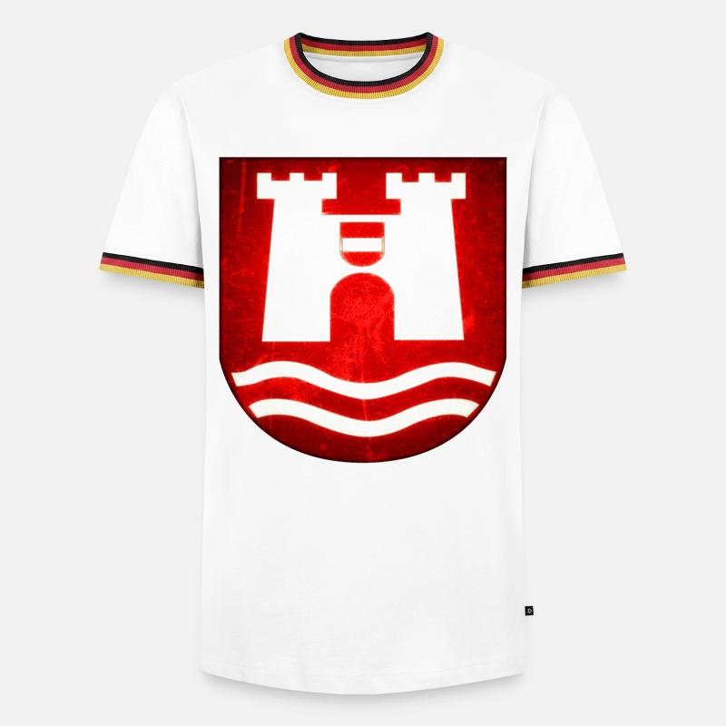 Linz Austria - Design - Men's Ringer Shirt - white/tricolour