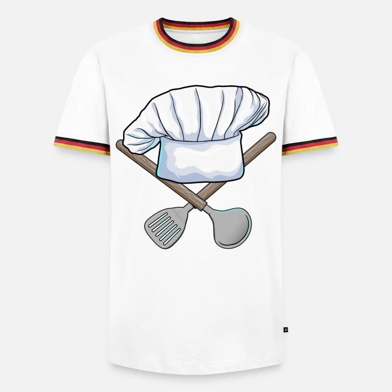 Cooking Chef's Hat Kitchen - Men's Ringer Shirt - white/tricolour