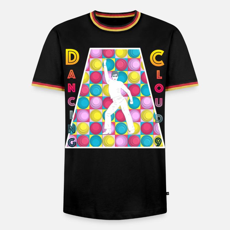 Retro - Disco - Dancing - 70s - Men's Ringer Shirt - black/tricolour