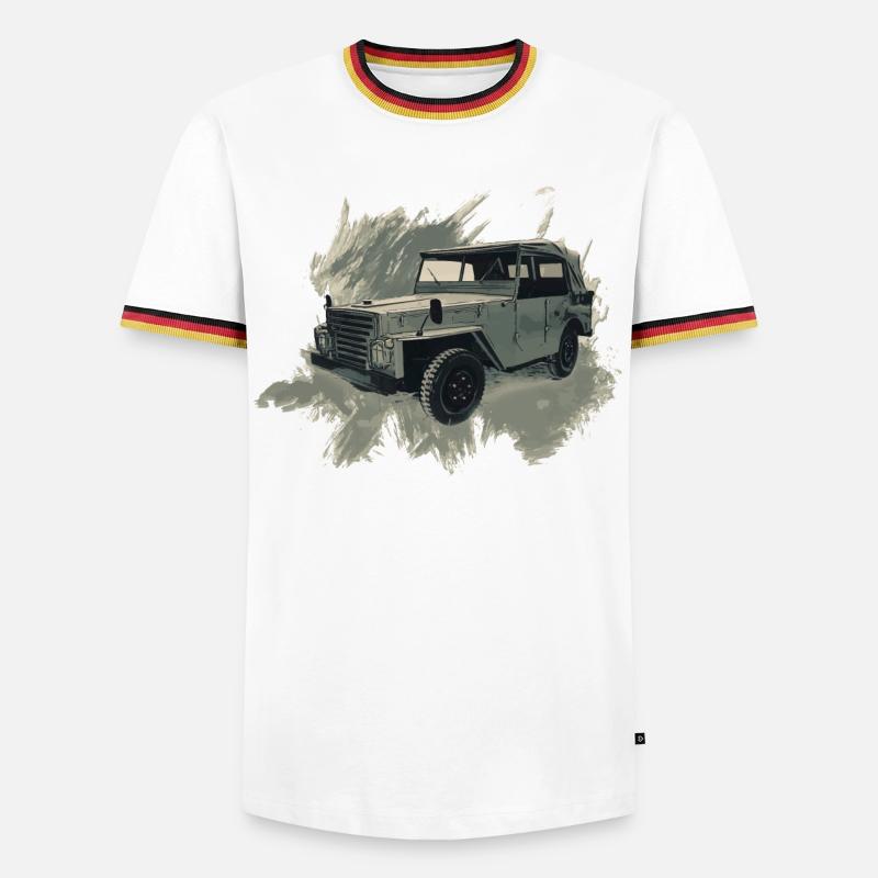 P-2-M - Men's Ringer Shirt - white/tricolour