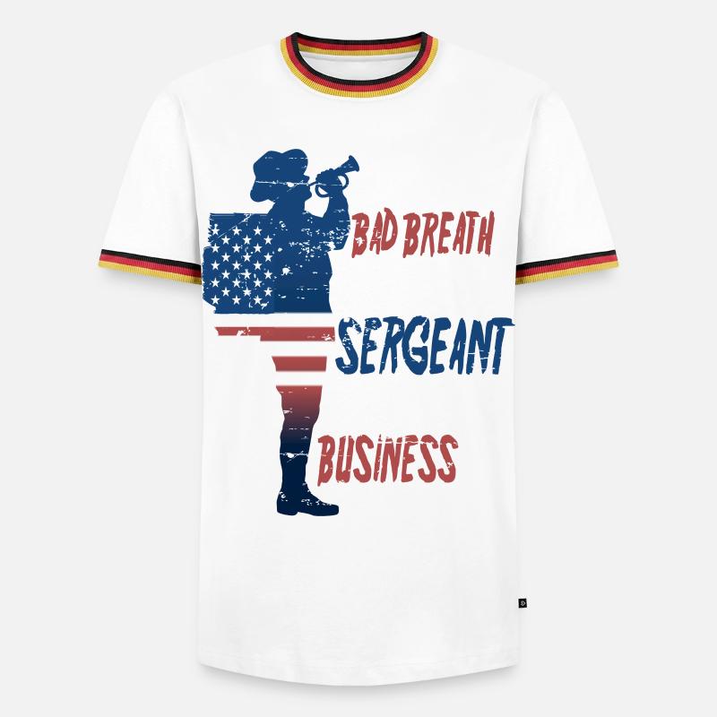 Drill Sergeant - Men's Ringer Shirt - white/tricolour