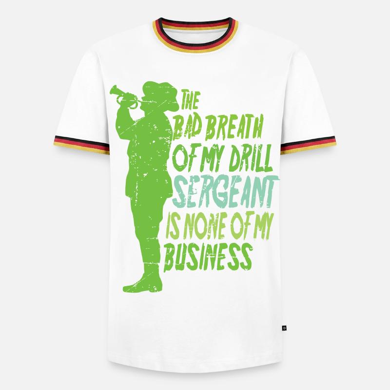 Drill Sergeant - Men's Ringer Shirt - white/tricolour
