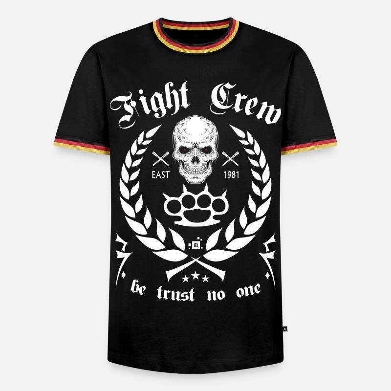 Combat team - Men's Ringer Shirt - black/tricolour