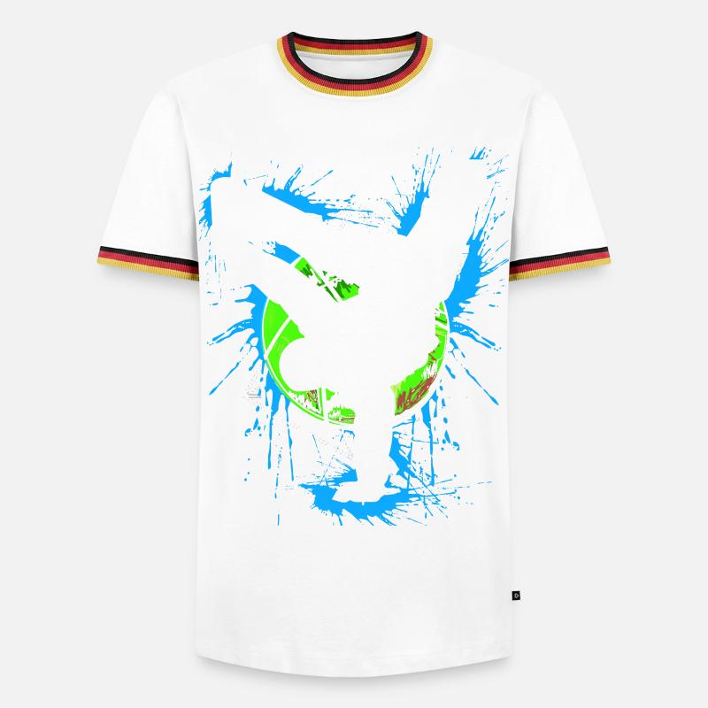 Breakdance - Breakdancer - Breakdancing - BBoy - Men's Ringer Shirt - white/tricolour