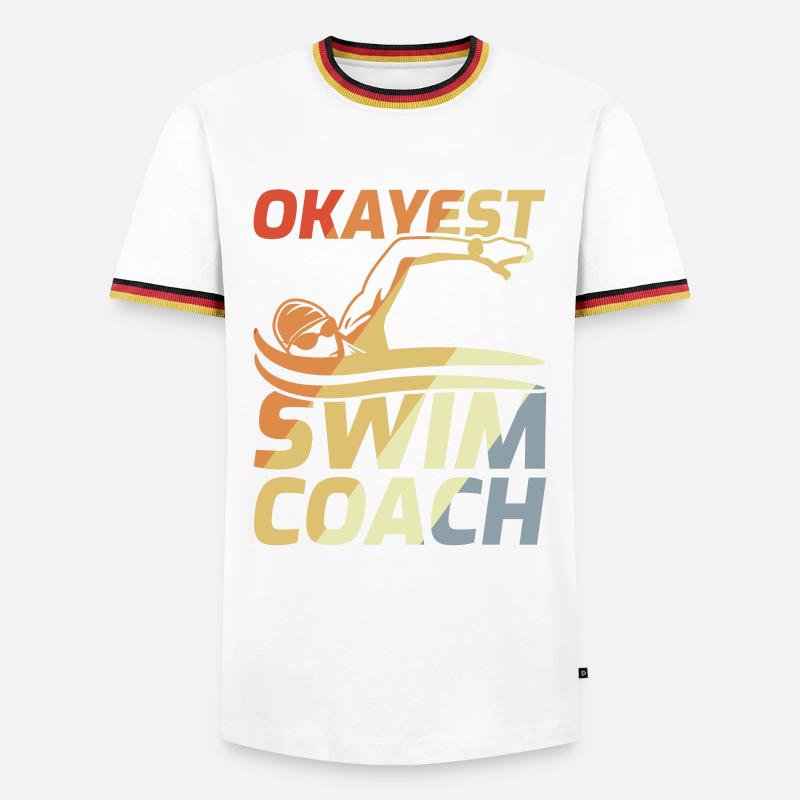 Swimming instructor - Men's Ringer Shirt - white/tricolour