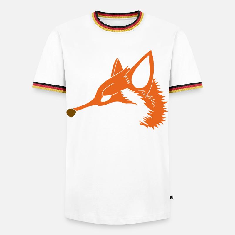 Cunning as a fox - Men's Ringer Shirt - white/tricolour