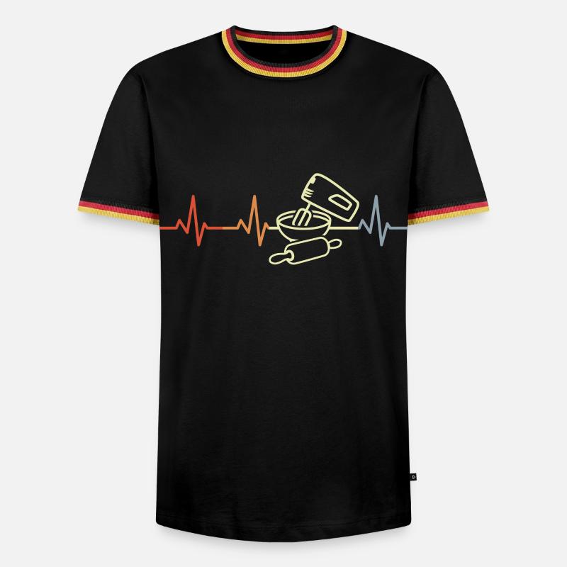 Kitchen Gadget Pulse - Men's Ringer Shirt - black/tricolour