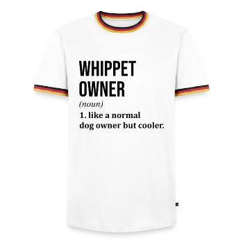 Whippet Whippet Whippet - T-shirt contrasté Homme - blanc/tricolore - Devant - AI Model Female 172 light (172cm) & AI Model Male 185 light (185cm)