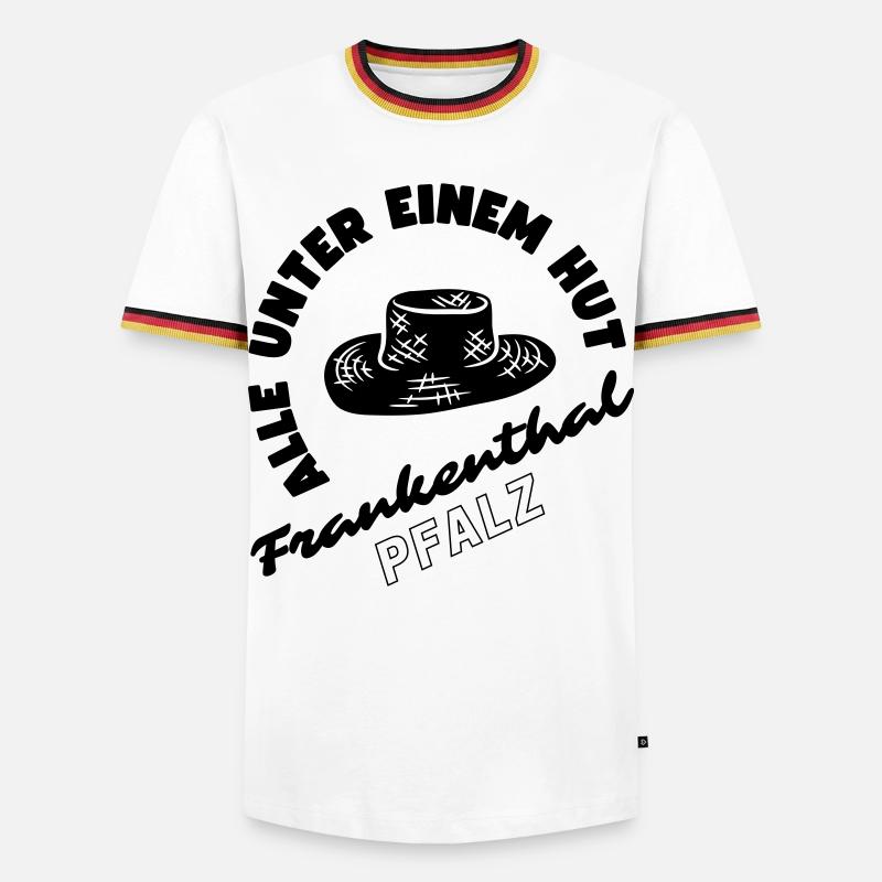 Frankenthal Palatinate - Men's Ringer Shirt - white/tricolour