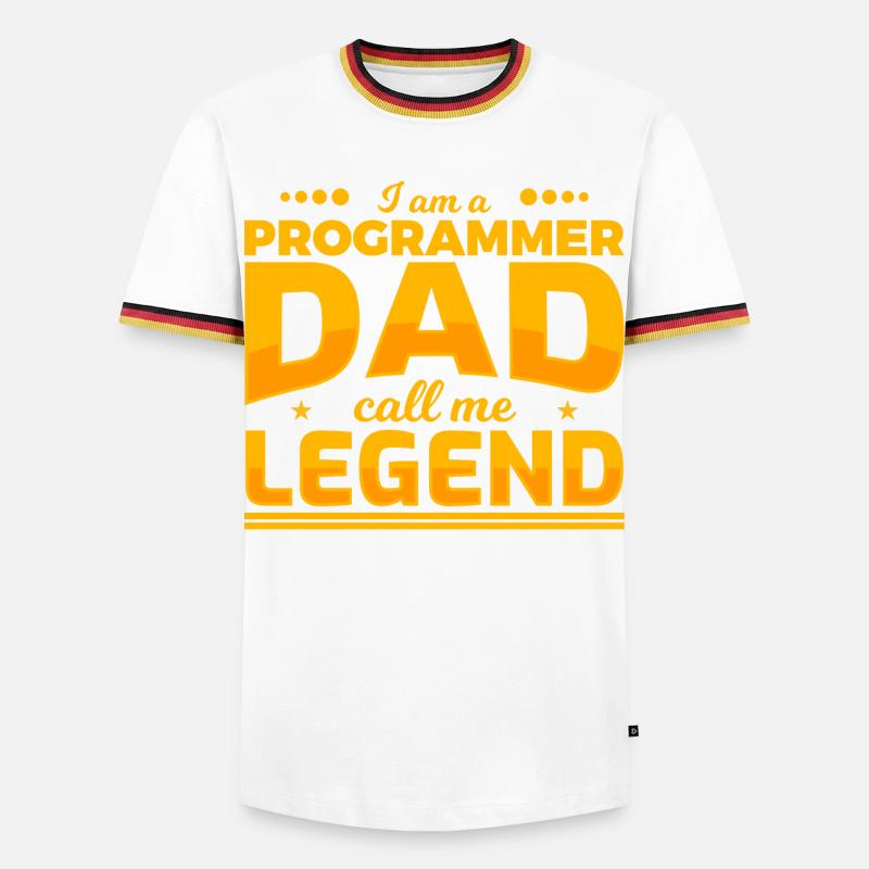 Programmer Father - Men's Ringer Shirt - white/tricolour