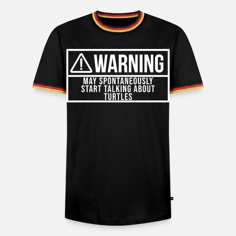 Turtle - Men's Ringer Shirt - black/tricolour