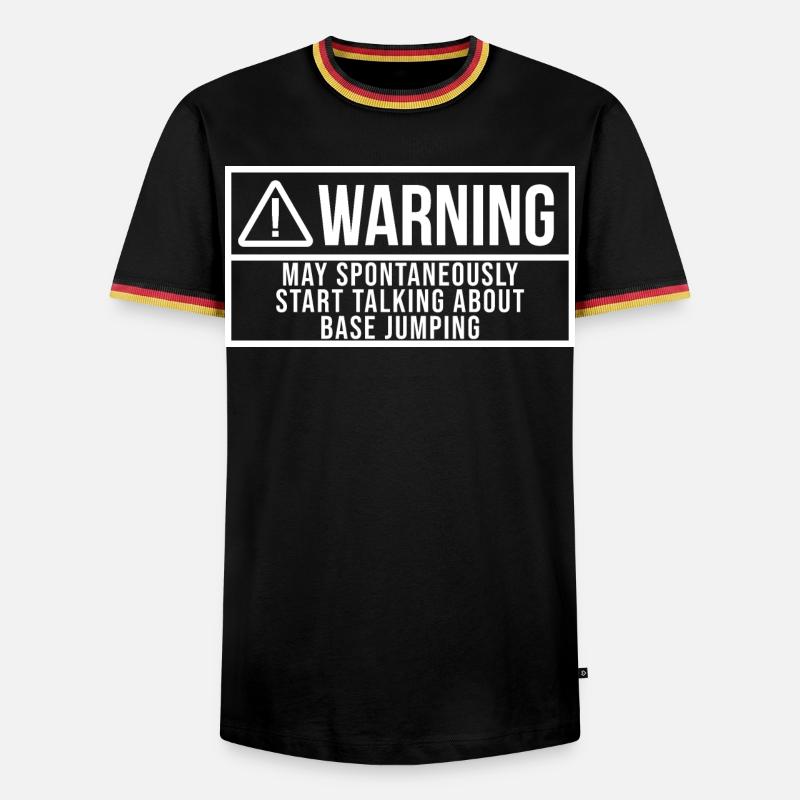 Base Jumping - Men's Ringer Shirt - black/tricolour