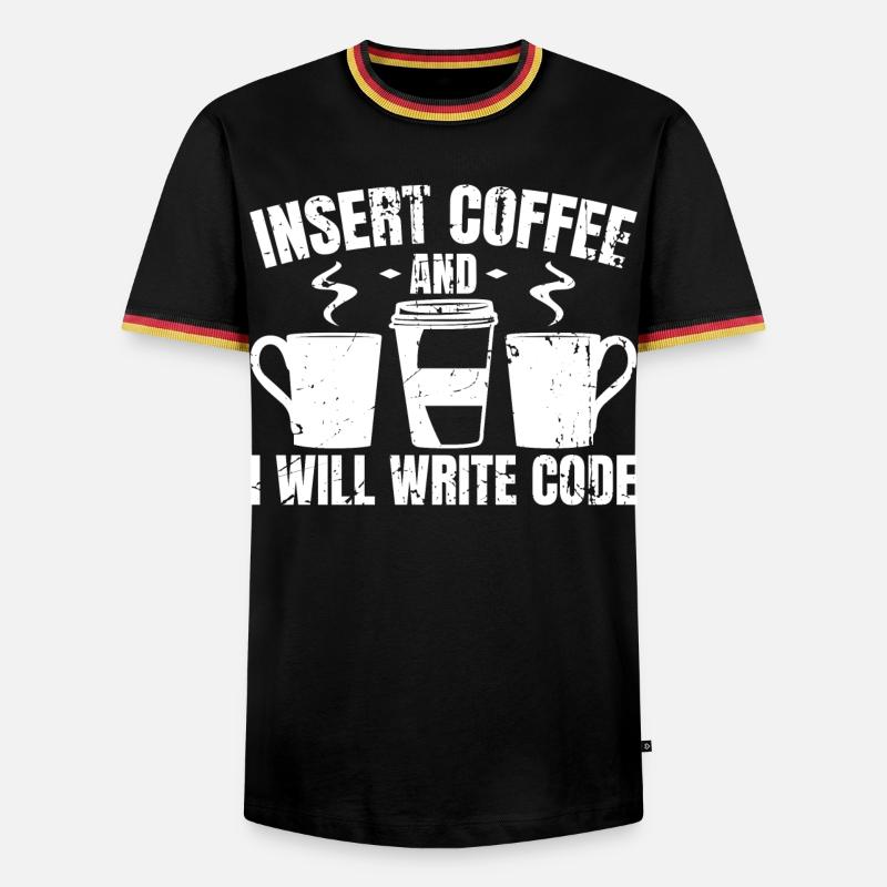 Programmeur Blagues drôles - T-shirt contrasté Homme - noir/tricolore